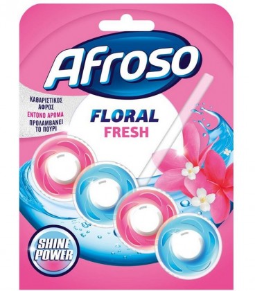 AFROSO WC BLOCK SOLID FLORAL FRESH 12X40gr