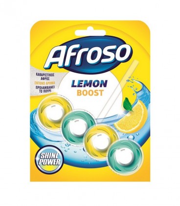 AFROSO WC BLOCK SOLID LEMON BOOST 12X40gr