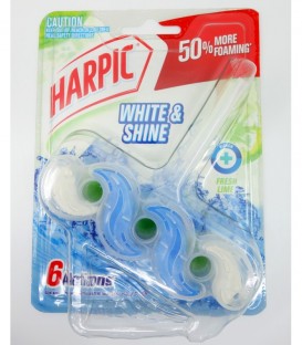 HARPIC BLOCK ΤΟΥΑΛΕΤΑΣ FRESH LIME 6X35gr