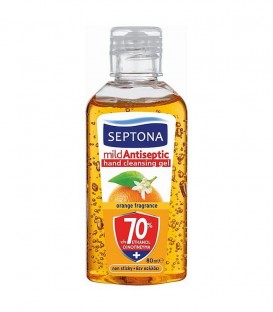SEPTONA ΗΠΙΟ ΑΝΤΙΣΗΠΤΙΚΟ GEL ΧΕΡΙΩΝ ORANGE 24X80ml