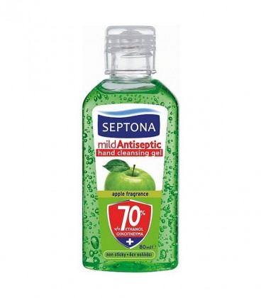 SEPTONA ΗΠΙΟ ΑΝΤΙΣΗΠΤΙΚΟ GEL ΧΕΡΙΩΝ APPLE 24Χ80ml