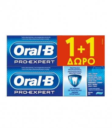 ORAL-B PRO EXPERT ΟΔΟΝΤΟΚΡΕΜΑ PROFESSIONAL PROTECT 2X75ml 1+1 ΔΩΡΟ Χ12