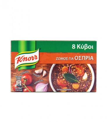 KNORR ΚΥΒΟΙ ΟΣΠΡΙΑ 12Χ4lt (80gr - 8 κύβοι)
