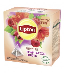 LIPTON ΤΣΑΪ TEMPTATION FRUITS ΦΑΚ. 12Χ(20Χ2gr)