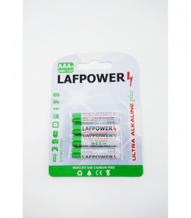LAFPOWER ΜΠΑΤΑΡΙΑ ΑΛΚΑΛΙΚΗ ULTRA PLUS 1.5V LR03 4Τ AAA Χ12