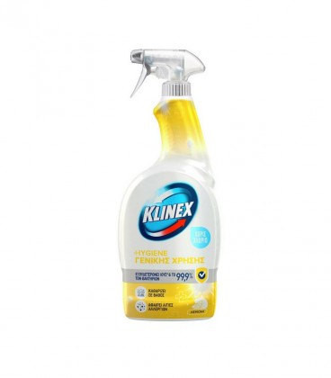 KLINEX SPRAY HYGIENE ΓΕΝΙΚΗΣ ΧΡΗΣΗΣ ΛΕΜΟΝΙ 12X750ml
