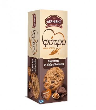 ΔΕΡΜΙΣΗΣ ΜΠΙΣΚΟΤΑ ΦΥΤΡΟ ΜΑΛΑΚΑ SUPERFOODS&ΜΑΥΡΗ ΣΟΚΟΛΑΤΑ 12X150gr