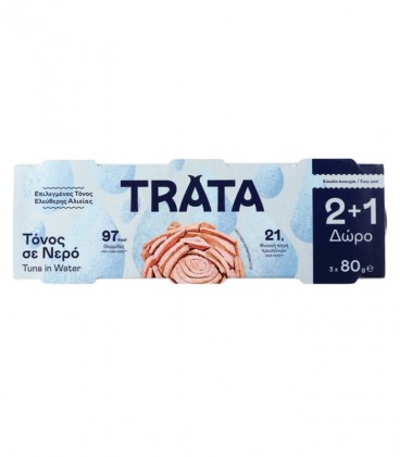 ΤΡΑΤΑ ΤΟΝΟΣ ΣΕ ΝΕΡΟ 16Χ(3Χ80gr) 2+1 ΔΩΡΟ