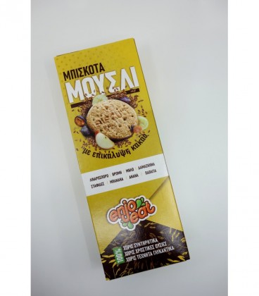 ENJOEAT ΜΠΙΣΚΟΤΑ ΜΟΥΣΛΙ ΜΕ ΛΙΝΑΡΟΣΠΟΡΟ&ΦΡΟΥΤΑ 24Χ115gr