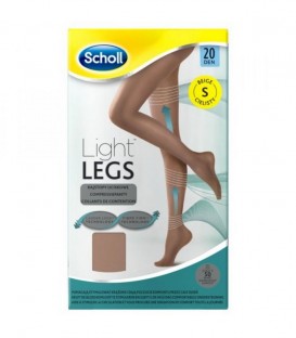 SCHOLL LIGHT LEGS 20 DEN BEIGE-SMALL X 4