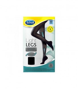 SCHOLL LIGHT LEGS 60 DEN BLACK-SMALL X 4