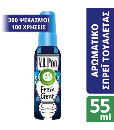 AIR WICK VIPOO FRESH ΑΡΩΜΑΤΙΚΟ SPRAY ΤΟΥΑΛΕΤΑΣ 6Χ55ml