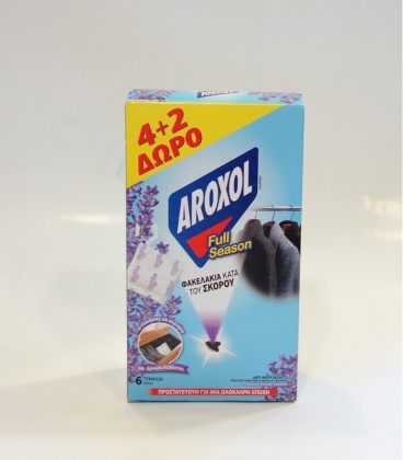 AROXOL ΣΚΟΡΟΚTONO ΦΑΚΕΛΑ ΛΕΒΑΝΤΑ 4+2 ΔΩΡΟ Χ12
