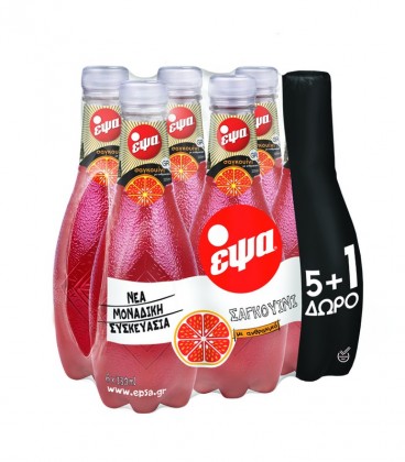 ΕΨΑ ΣΑΓΚΟΥΪΝΙ 330ml pet 5+1 2X6pack