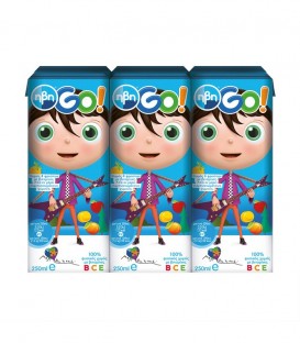 ΗΒΗ GO ΜΠΛΕ 250ml 5Χ6pack
