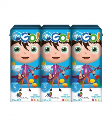 ΗΒΗ GO ΜΠΛΕ 250ml 5Χ6pack