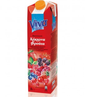 VIVA FRESH ΚΟΚΚΙΝΑ ΦΡΟΥΤΑ 12X1lt