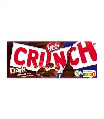 CRUNCH ΣΟΚΟΛΑΤΑ DARK ΥΓΕΙΑΣ 20Χ100gr