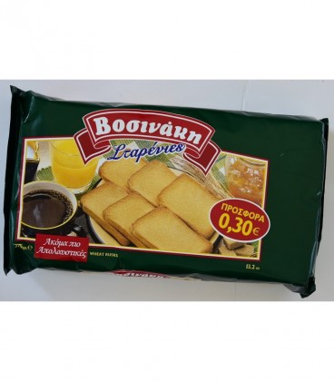 ΒΟΣΙΝΑΚΗ ΦΡΥΓΑΝΙΕΣ ΣΙΤΟΥ 12Χ375gr -0,30€