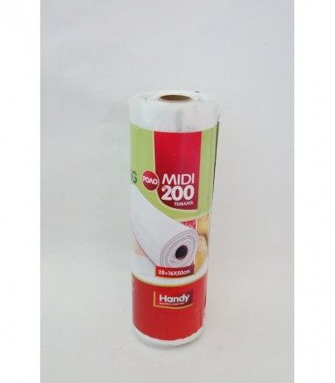 HANDY ΣΑΚΟΥΛΕΣ ΡΟΛΟ MIDI 200T ΤΥΠ.ΦΑΝΕΛΑ (28X50cm)Χ20/ΚΙΒ