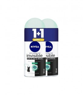 NIVEA DEO ROLL-ON ΓΥΝ.INV.BLACK&WHITE ACTIVE 50ml 6X 1+1