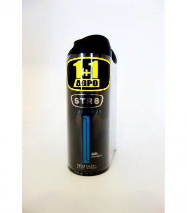 STR8 DEO SPRAY LIVE TRUE 150ml 3X 1+1