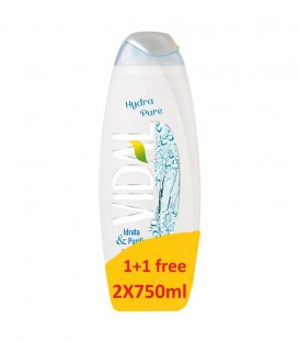 VIDAL ΑΦΡΟΛΟΥΤΡΟ HYDRA PURE 750ml 6X1+1