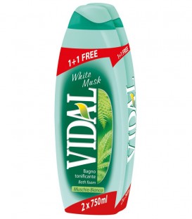 VIDAL ΑΦΡΟΛΟΥΤΡΟ WHITE MUSK 750ml 6X1+1