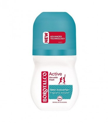 BOROTALCO ROLL ON ACTIVE SEA SALTS FRESH 12X50ml