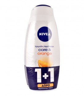 NIVEA ΑΦΡΟΛΟΥΤΡΟ CARE&ORANGE 750ml 6X 1+1