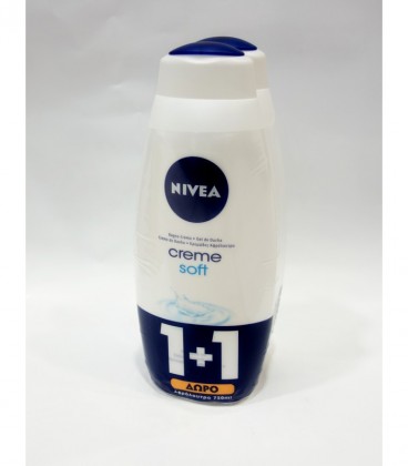 NIVEA ΑΦΡΟΛΟΥΤΡΟ CREME SOFT 750ml 6X 1+1