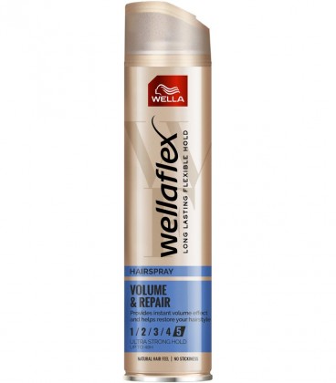 WELLAFLEX ΛΑΚ 5 ΟΓΚΟΥ&ΕΠΑΝΟΡΘΩΣΗΣ (VOLUME&REPAIR) 6Χ250ml