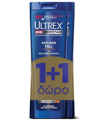 ULTREX ΣΑΜΠΟΥΑΝ ΑΝΔ.ΑΔΥΝΑΜΑ 360ml 6X1+1 ΔΩΡΟ
