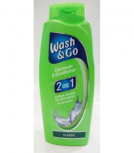 WASH & GO ΣΑΜΠΟΥΑΝ 2in1 CLASSIC 6X700ml