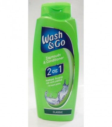 WASH & GO ΣΑΜΠΟΥΑΝ 2in1 CLASSIC 6X700ml