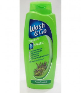 WASH & GO ΣΑΜΠΟΥΑΝ ΛΙΠΑΡΑ 6X700ml