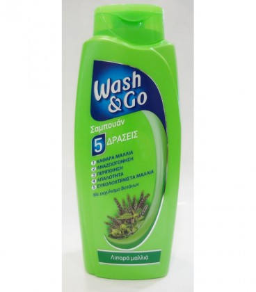 WASH & GO ΣΑΜΠΟΥΑΝ ΛΙΠΑΡΑ 6X700ml
