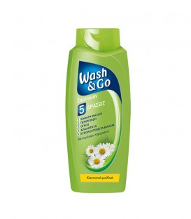 WASH & GO ΣΑΜΠΟΥΑΝ ΚΑΝΟΝΙΚΑ 6X700ml