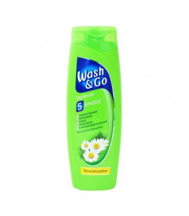 WASH & GO SHAMPOO ΚΑΝΟNΙΚΑ 6X400ml