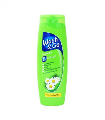 WASH & GO SHAMPOO ΚΑΝΟNΙΚΑ 6X400ml