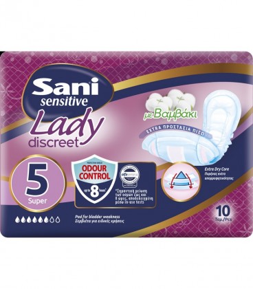 SANI LADY SENSITIVE SUPER No5 10Τ X16