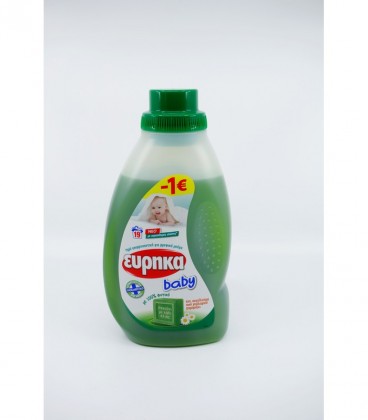 ΕΥΡΗΚΑ BABY ΥΓΡΟ ΠΛΥΝΤΗΡΙΟΥ 19Μ 12Χ950ml -1.00€