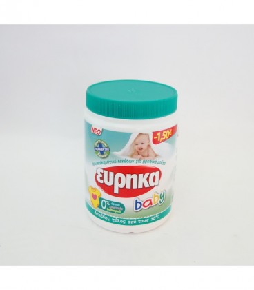 ΕΥΡΗΚΑ BABY ΕΝΙΣΧ.ΠΛΥΣΗΣ ΠΛΥΝΤ.ΒΑΖΟ 12Χ400gr -1,50€