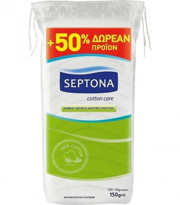 SEPTONA ΒΑΜΒΑΚΙ 150gr ΖΙΚ-ΖΑΚ (100gr+50%ΔΩΡΟ ) X6 10ΑΔΕΣ