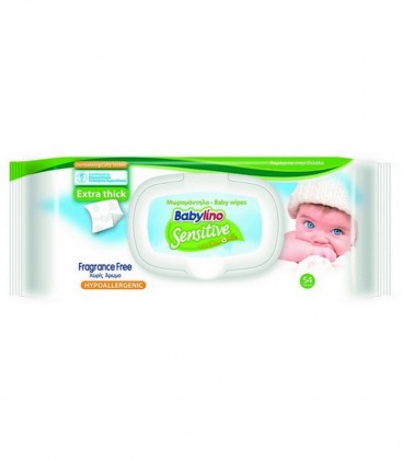 BABYLINO ΜΩΡΟΠΕΤΣΕΤΕΣ SENSITIVE ΧΩΡΙΣ ΑΡΩΜΑ 54Τ Χ16/Χ12