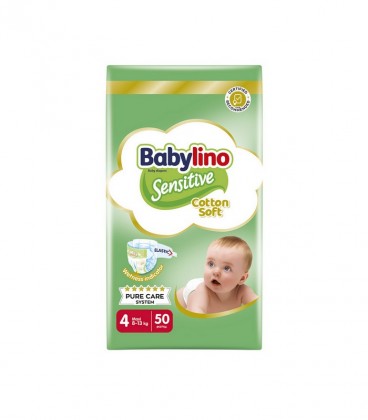 BABYLINO No4 SENSITIVE ECO 8-13kg/50T X4