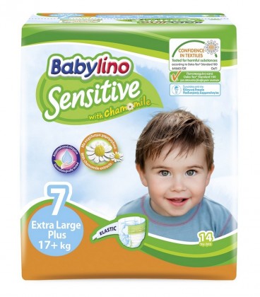 BABYLINO No7 SENSITIVE 17+ kg/14T X6