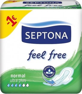 SEPTONA ΣΕΡΒΙΕΤΕΣ FEEL FREE NORMAL 10Τ -1€ X24