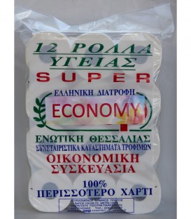 ΕΛΛ.ΔΙΑΤΡΟΦΗ ΧΑΡΤΙ ΥΓΕΙΑΣ 12ΑΡΙ 160gr Χ 6