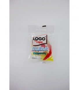 LOGO TAPE 12mmΧ33m ΔΙΑΦΑΝΕΣ ΣΕΛΟΤΕΪΠ X 12